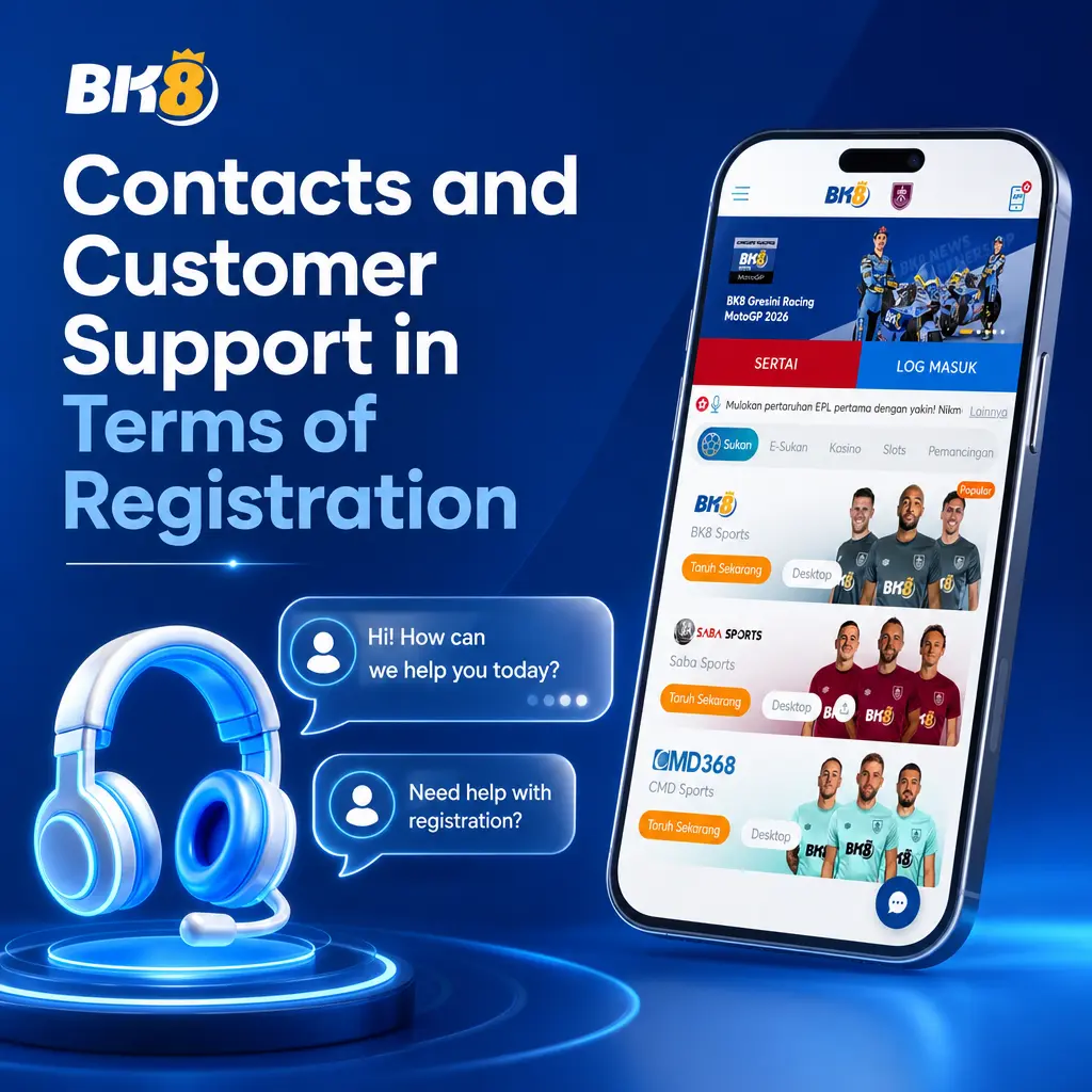 BK8 24/7 customer support contacts for registration and verification help via live chat, WhatsApp, Telegram, and email in Malaysia