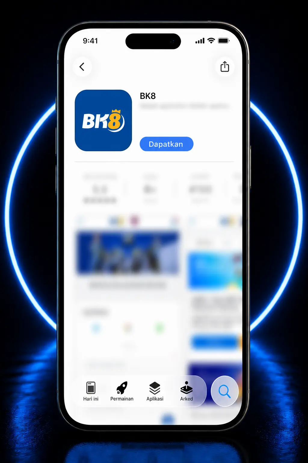 Step-by-step guide to installing the BK8 app on iOS via Safari, trusting the profile, and launching from the home screen.