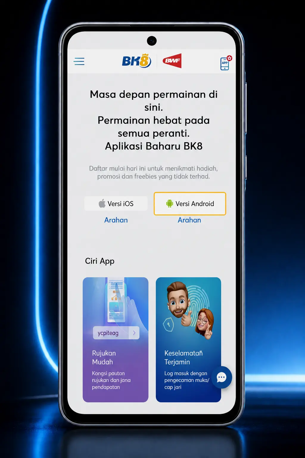 Step-by-step guide showing how to download, install, and set up the BK8 Android APK on a mobile device.